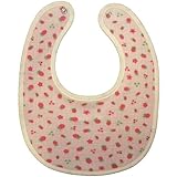 【ワッフル/スムース】パイン・スター柄　スタイ　ビブ　よだれかけ　リバーシブルタイプ　NO.37-W(PI)　【日本製】　charlotte限定