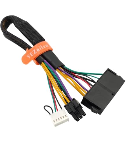 Amazon.co.jp: 24ピン - 6ピン ATX 電源アダプターケーブル HP Z220