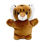オーロラワールド ぬいぐるみ ハンドパペット ブラウンタイガー