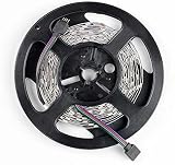 Sunnest 16.4ft LED Flexible Strip Lights 150 Units SMD 5050 LEDs Non-Waterproof 12V DC Light Strips 