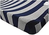 Burt's Bees Baby Wide Stripe Changing Pad Cover - Blueberry by Burt's Bees Baby [並行輸入品]