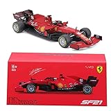 ブラーゴ 1/43 シグネチャー シリーズ フェラーリ F1 SF21 シャルル ルクレール Bburago 1/43 2021 FERRARI FORMULA 1 F1 SF21#16 Leclerc レース スポーツカー ダイキャストカー Diecast Model ミニカー