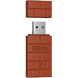 8Bitdo ワイヤレス USB アダプター 2 スイッチ、Windows、Mac、Steam Deck、Raspberry Pi 用 Xbox シリーズ X & S コントローラー、Xbox One Bluetooth コントローラー、Switch