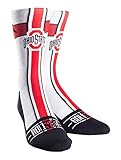 Rock ' emアパレルThe Ohio State University Buckeyesカスタムアスレチッククルーソックス ホワイト