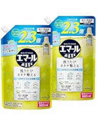 【Amazon.co.jp 限定】【まとめ買い】エマール おしゃれ着洗い 洗濯洗剤 液体 リフレッシュグリーンの香り 詰め替え 920ml&times;2個