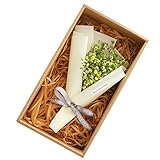 F Fityle 綺麗な　満天星　乾燥花　花束　永遠の花　ギフト花　ギフトボックス付き　6色選択　　 - 緑