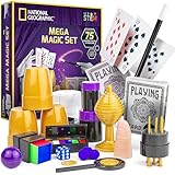 NATIONAL GEOGRAPHIC メガマジックセット – 75以上のマジックトリックを子供が演奏するマジックトリック。プロマジシャンが提供する各トリックのステップバイステップビデオ説明付き