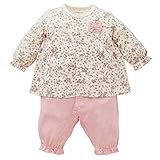 西松屋 CHチェロキー スムース花柄レイヤード長袖プレオール【60-70cm】 新生児
