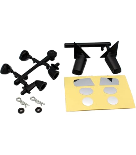 Amazon | ABC HOBBY クラシックミラーセット (黒) 66202 ブラック