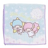 丸眞 ポケット付きタオル サンリオ リトルツインスターズ 約12.5×12.5cm マリンスカイ 3005002400