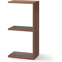 Amazon｜無印良品 スタッキングシェルフ・追加2段・ウォールナット材