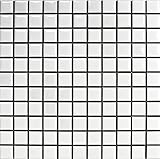 クラシック タイル 【 八分角 】 《 25㎜角 》 白色 N-1　［ シート販売 ］