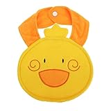 赤ちゃん ベビー用 キャラクタースタイ(ひよこ/サル/カップケーキ) よだれかけ ビブ 男女兼用 ユニセックス 男の子/女の子 (ワンサイズ) (ひよこ)