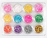 アウトレット 訳あり ネイル用1mmホログラム12色セット ネイルパーツ