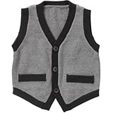 クレイジーエイト Crazy 8/ セーター ベスト グレー アウターベスト 2歳【並行輸入】