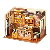 つくるんです® 日本語説明書付 DIY ミニチュアハウス ドールハウス (森のベーカリー)