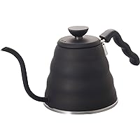 HARIO(ハリオ) V60 ドリップケトル・ヴォーノ 800ml 直火/IH対応 マットブラック 日本製 プレゼント ギフト 贈り物 VKBR-120-MB