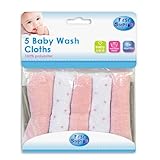 Soft Baby Wash Cloths Towel Flannel Machine Wash from 0 Months + by First Steps