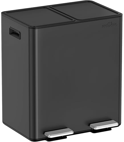Amazon｜ゴミ箱 ダストボックス ペダル式 3分別 3×18L インナー