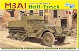 プラッツ ドラゴン 1/35 WW2 アメリカ M3A1 ハーフトラック 3in1 フィギュア/装備品付属 プラモデル DR6332F