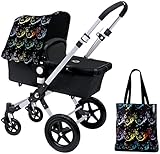 限定コラボベビーカー Andy Warhol ｘ Bugaboo Cameleon3 Accessory Pack バガブー×アンディウォーホル マリリンモンローブラック [並行輸入品]