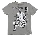 NBA San Antonio Spurs Youthトニー・パーカーグラフィックTシャツ、グレー