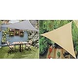 Firlar　シェード　オーニング　紫外線98%カット　UVカット シェード セイル　つっぱり式　サンシェード スクリーン 撥水　耐久性　庭·テラス·バルコニー用　イチオリシェード　矩形　正三角形