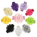 ROEWELL? Baby's Headbands Girl's Hair Bows Newborn headband Hair Flower (10 pcs) [並行輸入品]