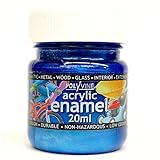 Polyvine Acrylic Interior Exterior Enamel Paint Baltic Blue 20ml [並行輸入品]