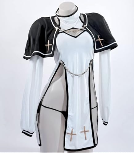 Amazon.co.jp: [ププバンバン屋] 【ラベンダー】シスター猫 コスプレ