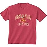 NCAA 市の名前 半袖Tシャツ L レッド