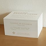 BREA 日本製 救急箱 木製 フタ付き木箱 (ホワイト)