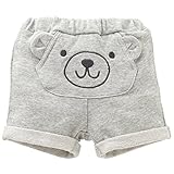 西松屋 [CHチェロキー] ガーゼクマ刺繍サルエルパンツ 【70cm】　グレー