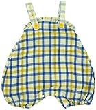 アンナニコラ Wガーゼ ふんわりキャミロンパース 70cm チェック AN10-52R E28 日本製