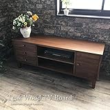 KAGLAB アジアン家具 チーク無垢 テレビ台 テレビボード ローボード 幅140cm W664KA