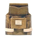 Heritage Leather 723SP 9-Pocket Split Leather Nail and Tool Bag [並行輸入品]