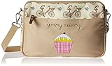 Pink Lining Mini Yummy Mummy In The Mews Bag, Pink Bikes, Blue, Brown by Pink Lining