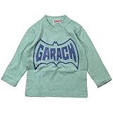【秋冬春対応】 GARACH(ギャラッチ) 天竺英字ロゴふんわり刺繍長袖Tシャツ 110cm /Gn NO.AH-1631412
