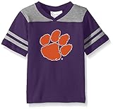 NCAA Clemson Tigers幼児用男の子サッカーシャツ、パープル、4