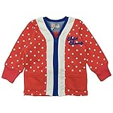 【H28年春物】 CHILD CHAMP(チャイルド チャンプ) ガーゼ裏毛星柄カーデ 80cm/R NO.C-86161604