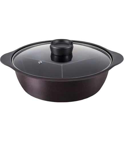 Amazon｜パール金属 鍋 三食鍋 28cm IH対応 ふっ素加工 ガラス蓋付