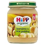 Hipp Organic Banana & Rice Pudding 4mth+ (125g) ヒップ有機バナナとライスプディング??4Mth + （ 125グラム）