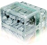 冨士端子工業 VFコネクタ 電線差込型コネクタ 2点接点タイプ PC354 極数:4 クリア (1ケース40個入り)