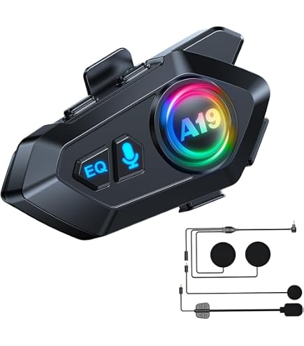 Amazon | J-Force ヘルメット用Bluetoothハンズフリー JF-BTHIBK