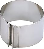Kaiser 769325 Cake Ring with Handle, 3.54", Silver [並行輸入品]