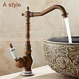 WANFAN360度ロテーション真鍮キッチン蛇口_style-A