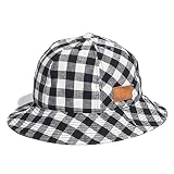 ワンウォッシュ 先染め 綿麻 チェック ヴィンテージ メトロ　ハット　帽子　栃木レザー キッズ　ONE-WASH DYED CHECK COTTON LINEN VINTAGE USED HAT CA