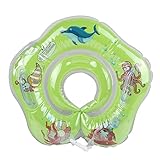 Zhaozhe 浮輪 首浮き輪 ベビー お風呂 バランス トレーニング 水遊び 入浴 調節ベルト