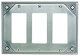 Atlas Homewares MCTR-P Craftsman 4-7/8-by-6-3/4-Inch Triple Rocker, Pewter [並行輸入品]