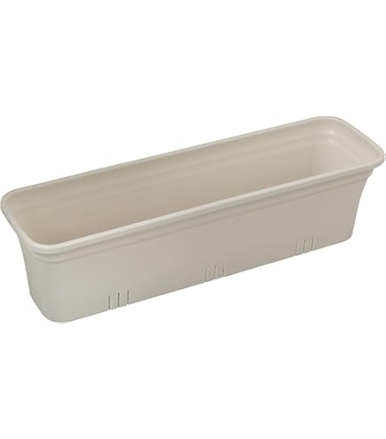 Amazon | グリーンパル プランター目皿付 ホワイト D-650 | 受皿